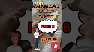 Spectrum for modern history part 6 😱60 seconds of modern history for government exams upsc shorts [upl. by Nnaarat630]