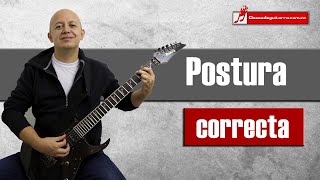 Corrige tu postura para tocar guitarra eléctrica [upl. by Nivek]