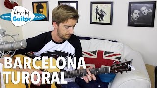 George Ezra  Barcelona Guitar Tutorial  Fingerstyle Open D Tuning [upl. by Macri]