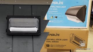 LED Outside Flood Lights  HYPERLITE Wall Packs OVAL amp MOON Series [upl. by Oirtemed]