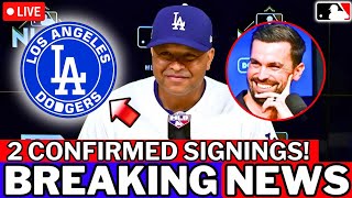 MLB URGENT DODGERS CONFIRM 2 SIGNINGS DEAL DONE LOS ANGELES DODGERS NEWS [upl. by Henrion]