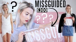 My BOYFRIEND Spent £300 On MISSGUIDED For Me SURPRISE HAUL  Sophie Louise [upl. by Akinak]