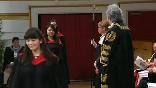 Princess Mako of Akishino graduates from the University of Leicester [upl. by Lerad]