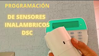 como programar un sensor INALAMBRICO DSC [upl. by Magree65]