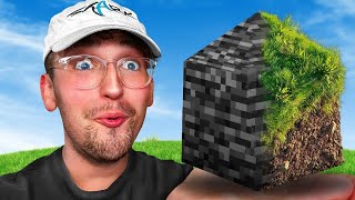 Making REAL LIFE Minecraft BEDROCK [upl. by Nyletak298]