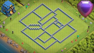 Dieciséis Diseño Ayuntamiento 12  Th12  Subida De Copas Clash of Clans [upl. by Lawan]