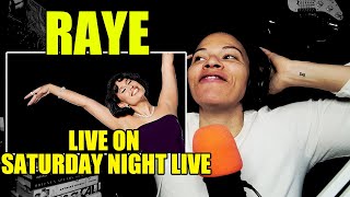 RAYE  SNL Performances Escapism amp Worth It  Reaction [upl. by Notla185]