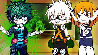 Past Class 1A React to Deku vs Class 1A  MHA  Gacha Club [upl. by Leinahtan715]