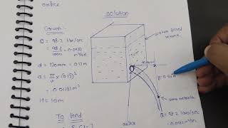 Problem 75 Orifice amp Mouthpiece Fluid mechanics Civil Engineering Chapter 7 [upl. by Hourigan]