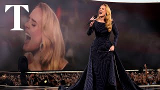 Adele starts Europe show in Germany [upl. by Sesylu]