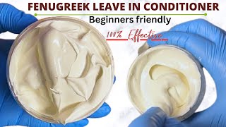 How to make Fenugreek Leavein conditioner  Do not wash it out [upl. by Ardet]