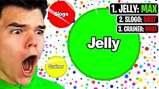 Becoming The BIGGEST AGARIO PLAYER In The WORLD Record [upl. by Giffard]