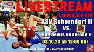 20231003 1300 Uhr  WRVLandesliga  ASV Schorndorf II vs Red Devils Heilbronn II [upl. by Uthrop]