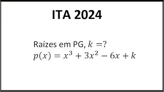 POLINÔMIOS  ITA 2024 [upl. by Delora57]