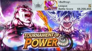 TOURNAMENT OF POWER Season 92 Part 9 Battles 21  22  DRAGON BALL LEGENDS [upl. by Hutson]