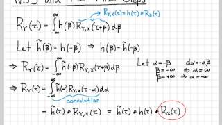 Output Autocorrelation Function Derivation 44 [upl. by Norej]