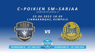 Cpojat SMkarsinta Kempeleen Kiri vs Oulun Lippo Juniorit 0  2  5  10  3  10 [upl. by Lebezej]