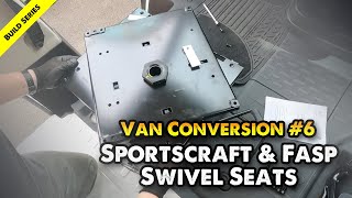 Installing Sportscraft amp Fasp swivel seats in a Relay  Ducato  Boxer  Ram Promaster camper van [upl. by Llevron]