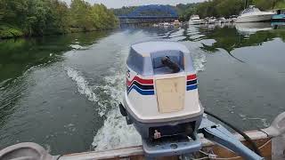 1977 25hp Evinrude [upl. by Aerona]