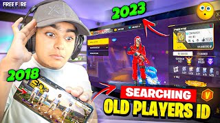 Free Fire Searching Old Players 2018 Id In 2023  Free Fire Max [upl. by Uile]