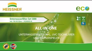 HEISSNER Teichfilter FA2000UV Bedienungsanleitung [upl. by Sixele]