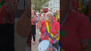 Sompting Village Morris amp Drumheads procession Worthing festival June 8 2024 short [upl. by Shawnee]