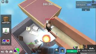 Destroying exploiters with hacks on MM2 Roblox [upl. by Ayokahs]