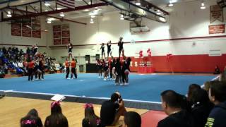 East Brunswick Tech Cheer Squad 15 FEB 2014 [upl. by Janaye258]