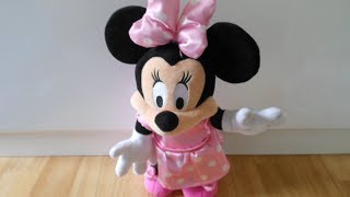 Singing dancing Minnie Mouse soft toy [upl. by Lombard]