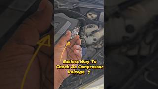 Easiest Method To Check Ac Compressor Voltage in Mercedes  faultcodewithhamza [upl. by Selmore598]