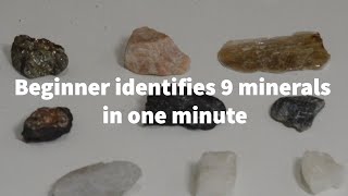 How to identify 9 minerals in ONE MINUTE using sandpaper nail and magnet [upl. by Willamina797]