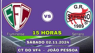 CAMPEONATO PARAIBANO FEMININO AO VIVO  FLUMINENSE VS SERRANO [upl. by Enajaras557]