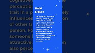 The Halo Effect How Good Looks Influence Our Judgments psychology haloeffect [upl. by Nnylav]