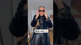 Mob wife trend mobwifeaesthetic mobwives trend outfit outfittrends outfitideas fashion [upl. by Eded247]