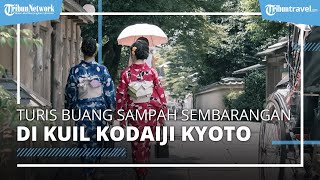 JANGAN DITIRU Aksi Turis Buang Sampah Sembarangan di Kuil Kyoto Berdalih Tak Paham Bahasa Jepang [upl. by Rizzi]