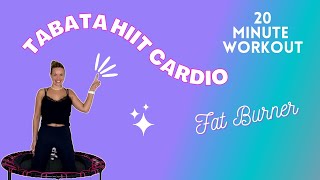 20 MIN TABATA Rebounder Workout  Tabata HIIT Rebounder Workout  MiniTrampoline TABATA Workout [upl. by Tadio]