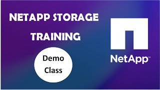 NetApp Storage Training for beginner  Demo Class [upl. by Arabella]