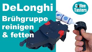 DeLonghi Brühgruppe reinigen amp einfetten ⭐ SchrittfürSchritt [upl. by Izabel841]