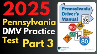 Pennsylvania DMV Permit Practice Test  Part 3  USA DMV Permit Practice Test [upl. by Henry564]