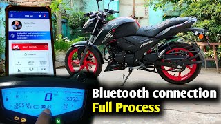 Tvs Apache rtr 160 4v Special Edition bluetooth connectivity Full Process [upl. by Damicke]