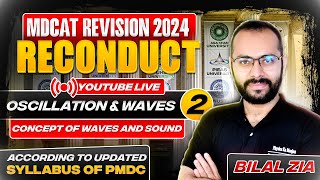 MDCAT Reconduct 2024  Waves  Oscillation amp Waves  Revision Classes  Sindh  SZABMU  Physics [upl. by Brandie]