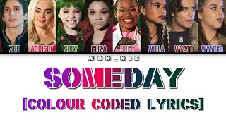 Someday By ZOMBIES 3 Colour Coded Lyrics [upl. by Issiah]