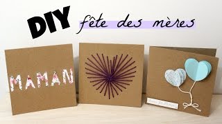 DIY 3 cartes pour la fête des mères [upl. by Oilcareh]