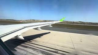 Iraqi Airways Airbus A220300 YIARH takeoff Istanbul Airport Turkey [upl. by Amees]