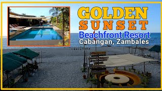 🏖️ GOLDEN SUNSET BEACHFRONT RESORT ⛵ Cabangan Zambales [upl. by Yanehc]