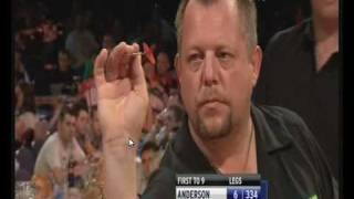 Mervyn King Hits a 9 Dart Finish [upl. by Callie539]