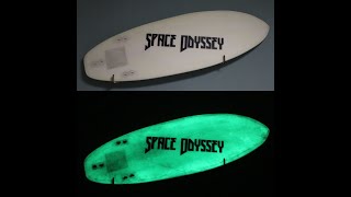 Electroluminescent amp Glowinthedark Surfboard [upl. by Ahsenauq707]