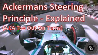 Ackermans Steering Principle Toe Out On Turns TOOT Explained  How it works [upl. by Etheline]