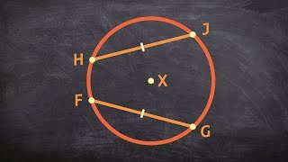 What is the measure of the arc if two chords are congruent [upl. by Beane523]