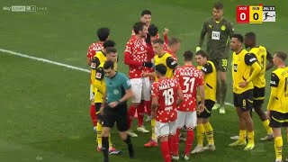 Emre Can Red Card Mainz vs Borussia Dortmund 31 Goals and Extended Highlights [upl. by Shulamith329]